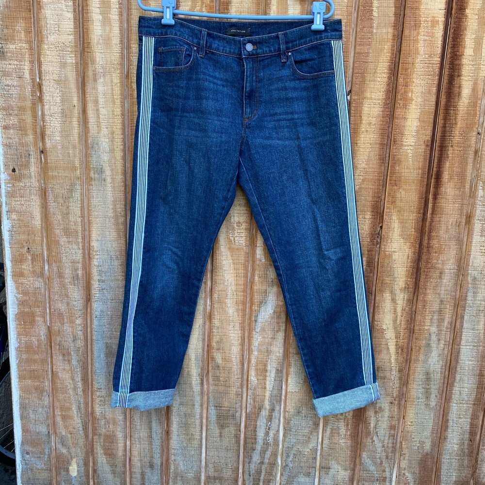 Ann Taylor “The Girlfriend” high waisted jean